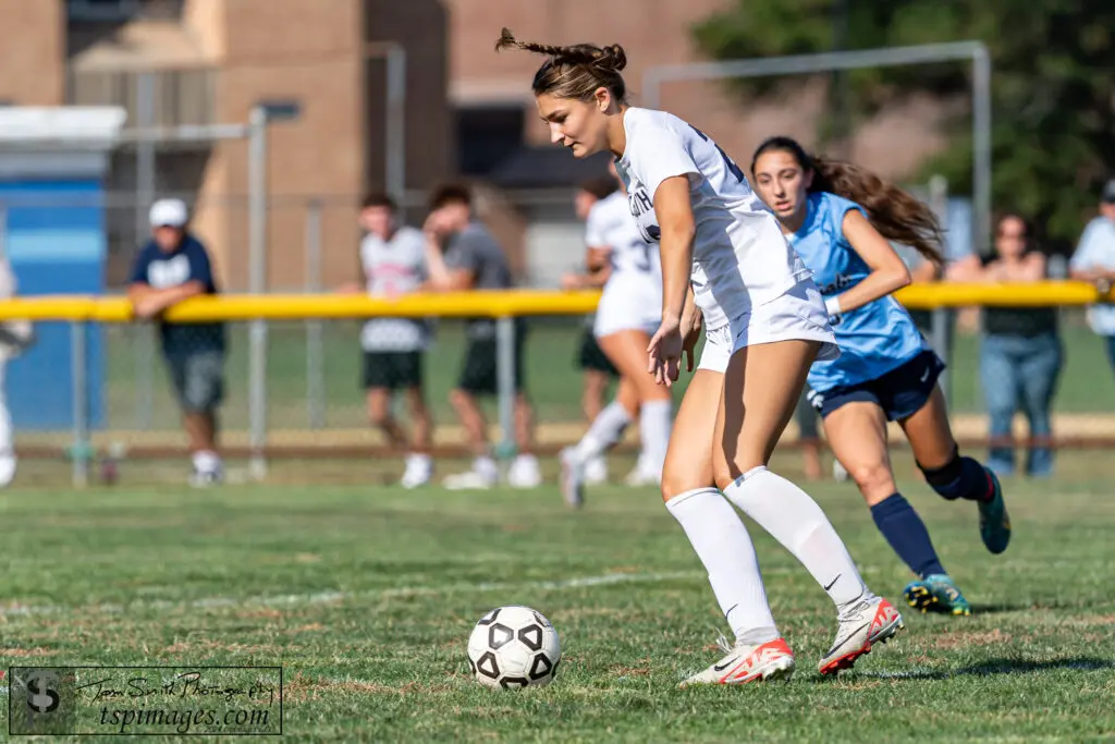 Freetown vs MiddSouth-1 - Shore Sports Insider Junior Maria DeGregorio set up the winning goal against Freehold Township. (Photo by Tom Smith) - Freetown vs MiddSouth-1