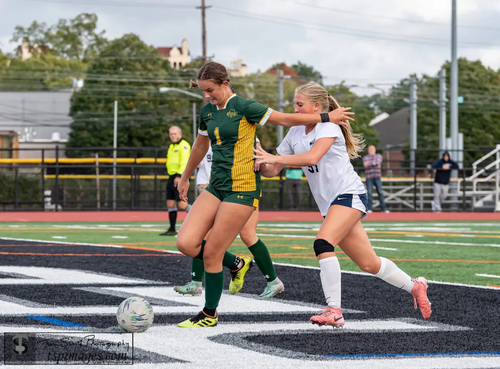 RBC Nina Bicej girls soccer - Shore Sports Insider Sophomore Nina Bicej sealed the victory for RBC against Howell with a goal late in the second half. (Photo by Tom Smith) - RBC Nina Bicej girls soccer