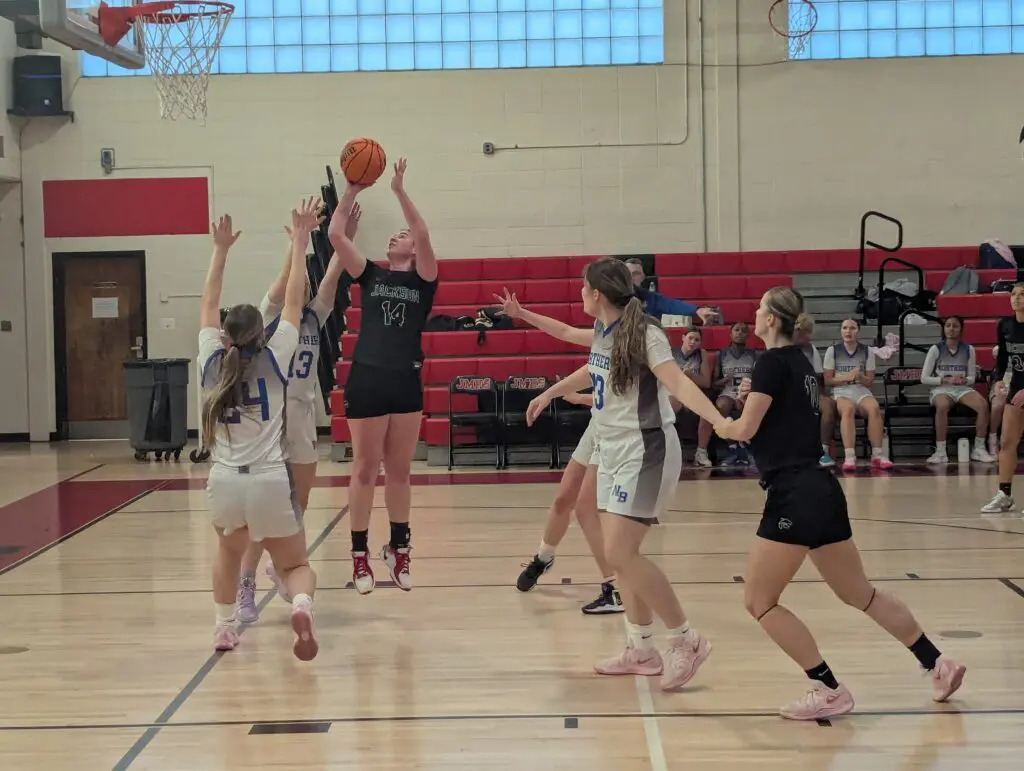 Avery Brooks - Shore Sports Insider Avery Brooks and Jackson Memorial went out with a win on their home floor for the last time in a playoff victory over Northern Burlington. (Photo by Scott Stump) - Avery Brooks