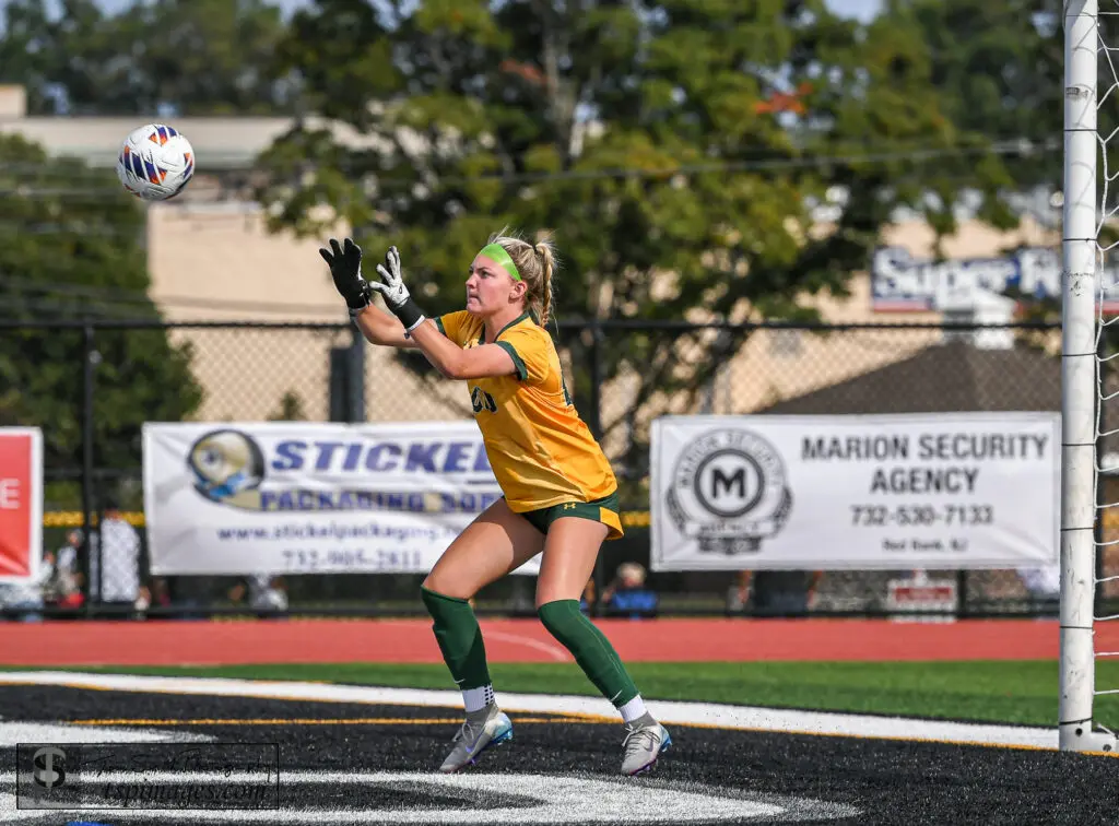 RBC Heidi Wierman - Shore Sports Insider Heidi Wierman makes a save against Manalapan in a Class A North game. Photo by Tom Smith - RBC Heidi Wierman