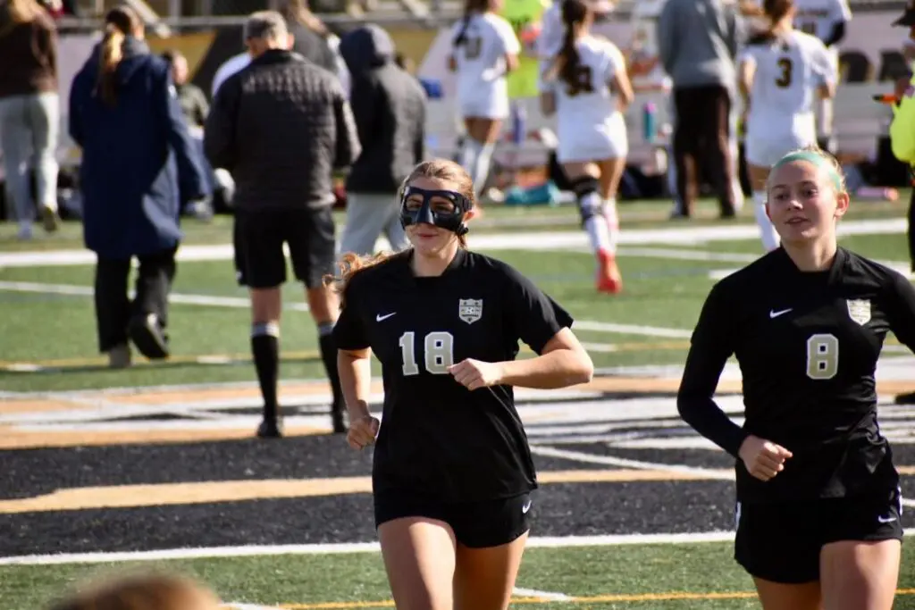 Elise - Shore Sports Insider Elise Viggiano returns from injury in the CJG2 semifinal against Delran. Photo provied by Jenn Viggiano - Elise