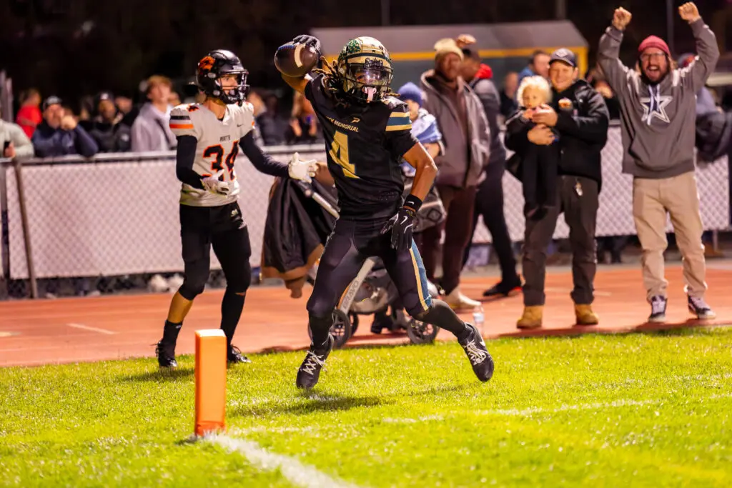 Nyzier Matthew Brick Memorial - Shore Sports Insider Brick Memorial's Nyzier Matthews broke the school's all-time reception record formerly held by Garrett Graham (Photo by Patrick Olivero) - Nyzier Matthew Brick Memorial