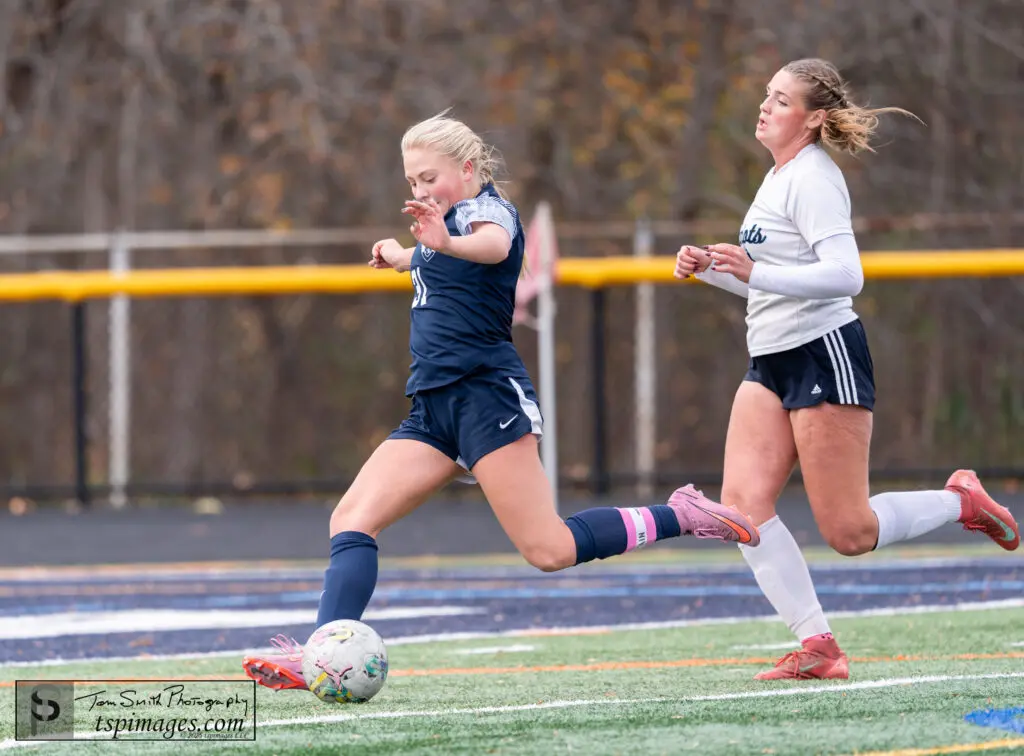 H Makenzie Memmolo 4 - Shore Sports Insider During the Howell vs Freehold Township NJSIAA CJ G4 Sectional Semi-Final Soccer Match at the Howell HS Field in Howell, New Jersey. 11/12/25 Photo Credit: Tom Smith | tspsportsimages.com - H Makenzie Memmolo 4