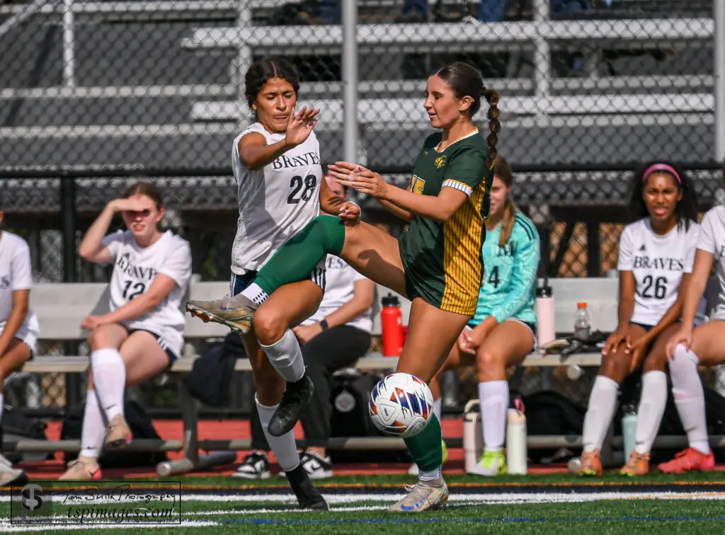 RBC vs Man-3 - Shore Sports Insider During the Red Bank Catholic vs Manalapan Shore Conference Soccer Match at the Count Basie Field in Red Bank, New Jersey. 9/9/25 Photo Credit: Tom Smith | tspsportsimages.com - RBC vs Man-3