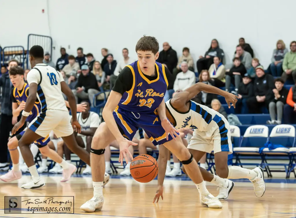 St. Rose vs GSB - Shore Sports Insider Red Bank Catholic junior Tyler Hager during his sophomore season at St. Rose. (Photo: Tom Smith | tspsportsimages.com) - St. Rose vs GSB