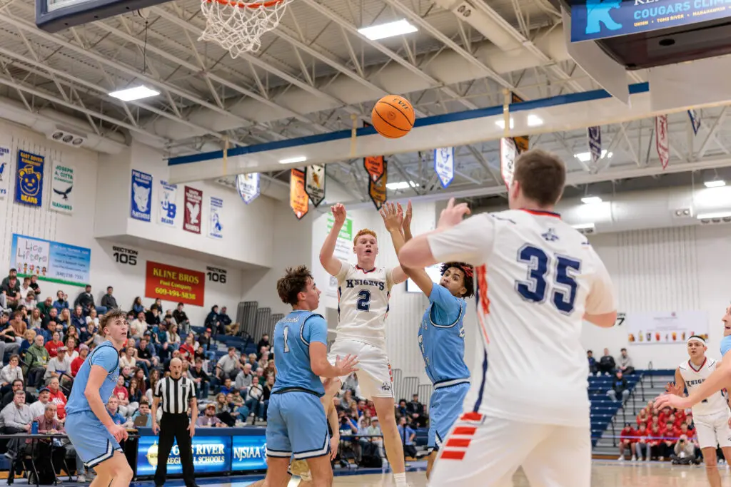 Photos from 2025 Kevin Williams Christmas Classic Basketball Tournament - Shore Sports Insider Wall's Brian McKenna (#2) played a strong all-around game to earn MVP honors at the Kevin Williams Christmas Classic. (Photo by Patrick Olivero) - Photos from 2025 Kevin Williams Christmas Classic Basketball Tournament