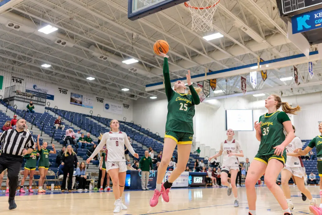 RBC- Sophie Smith - Shore Sports Insider Red Bank Catholic's Sophie Smith finishes a layup (Photo by Patrick Olivero) - RBC- Sophie Smith
