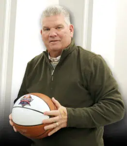 kevin only with Ball - Shore Sports Insider Steve Meyer presented
Kevin Williams with a honorary tournament
KWCC Game Ball - kevin only with Ball