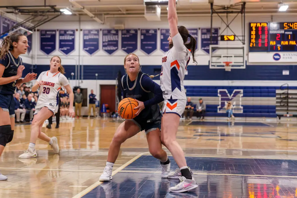 Jordyn Hollawell - Shore Sports Insider Jordyn Hollawell scored 5 points in the 4th quarter against Trinity Hall. 1/3/26 Photo by Patrick Olivero - Jordyn Hollawell