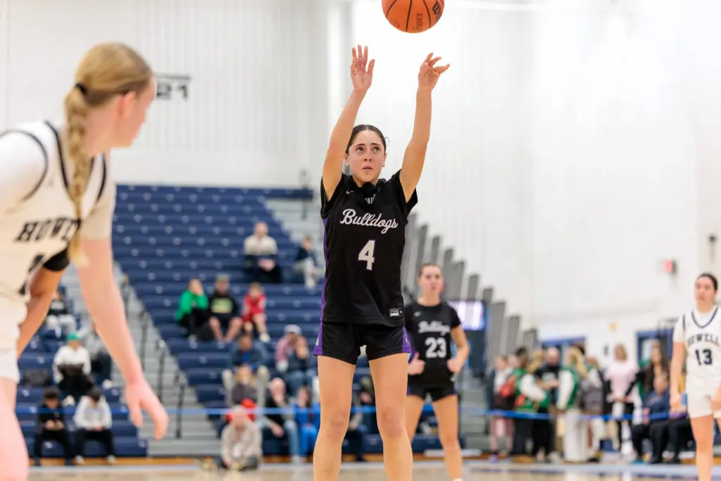 Rumson- Lily Halpern - Shore Sports Insider Rumson-Fair Haven guard Lily Halpern at the free throw line (Photo by Patrick Olivero) - Rumson- Lily Halpern
