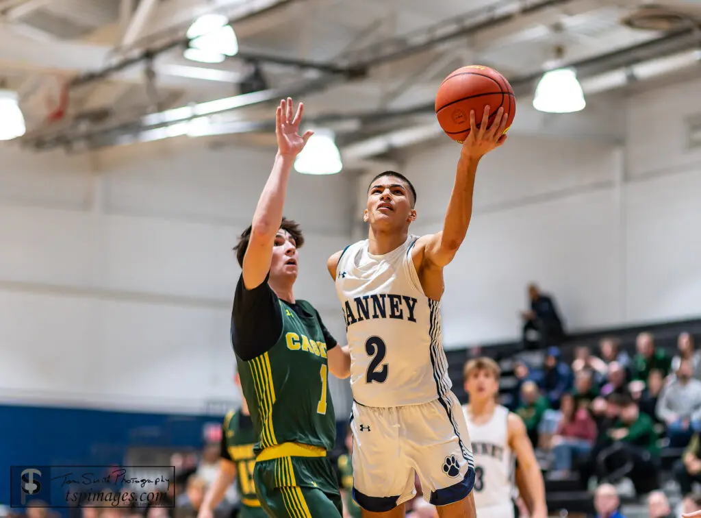 RBC vs Ranney - Shore Sports Insider Ranney senior Shaan Nayar guarded by Red Bank Catholic senior Ryan Saxton. (Photo: Tom Smith | tspsportsimages.com) - RBC vs Ranney