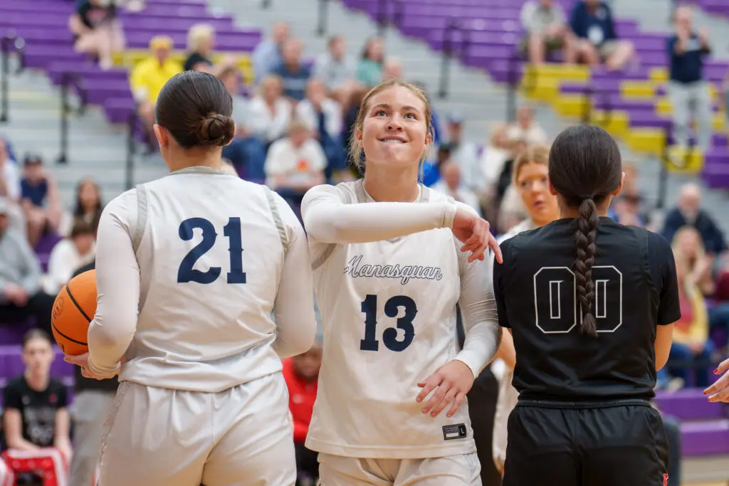 Jordyn Holalwell - Shore Sports Insider Jordyn Hollawell finished with 13 points and 10 rebounds in the Group 2 semifinal at Monroe High School. 3/10/26 Photo by Patrick Olivero - Jordyn Holalwell