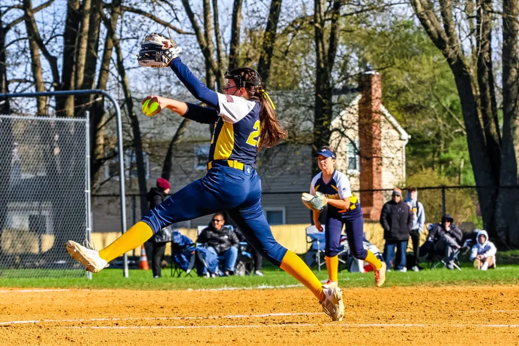 Marlboro pitcher Emily Gaudio (Photo by Samantha Mayer) - Marlboro Emily Gaudio