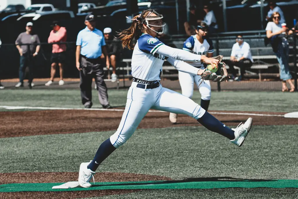 Angela Sasso - Shore Sports Insider Angela Sasso struck out 12 against Northern Burlington in the Shore vs CVC Challenge at Adventure Crossing. 4/18/26 Photo by Samantha Mayer - Angela Sasso