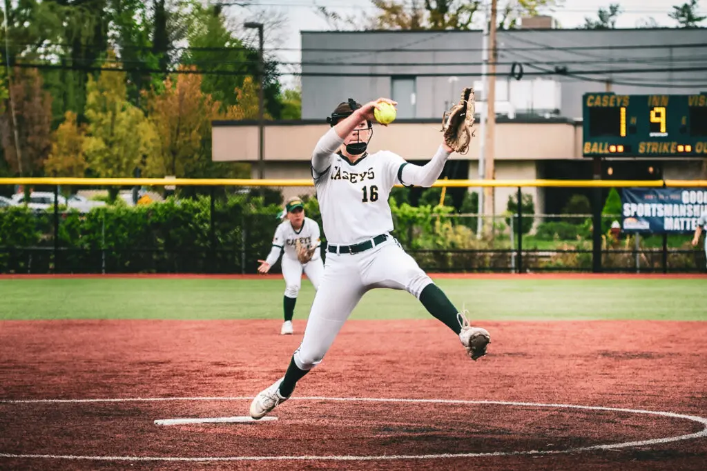 MacKenna Savage - Shore Sports Insider MacKenna Savage struck out 15 batters against Marlboro and reached 200 strikeouts on her career. 4/28/26 Photo by Samantha Mayer - MacKenna Savage