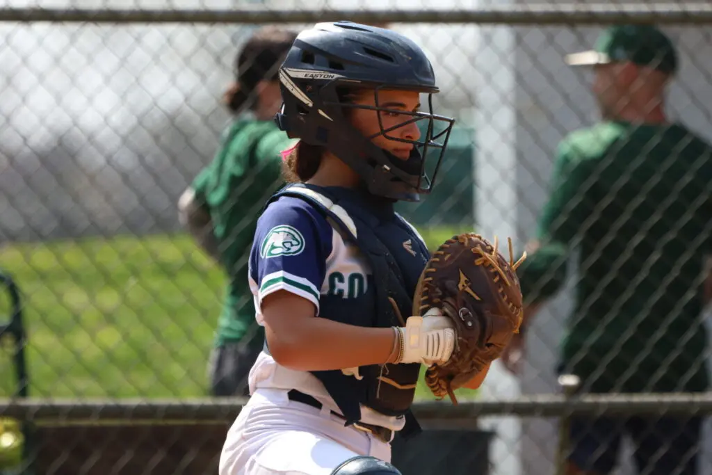 CNKatherine Rizzo1 - Shore Sports Insider Katherine Rizzo had a RBI double for Colts Neck against Middletown North. 4/4/26 Photo by Samantha Mayer - CNKatherine Rizzo1