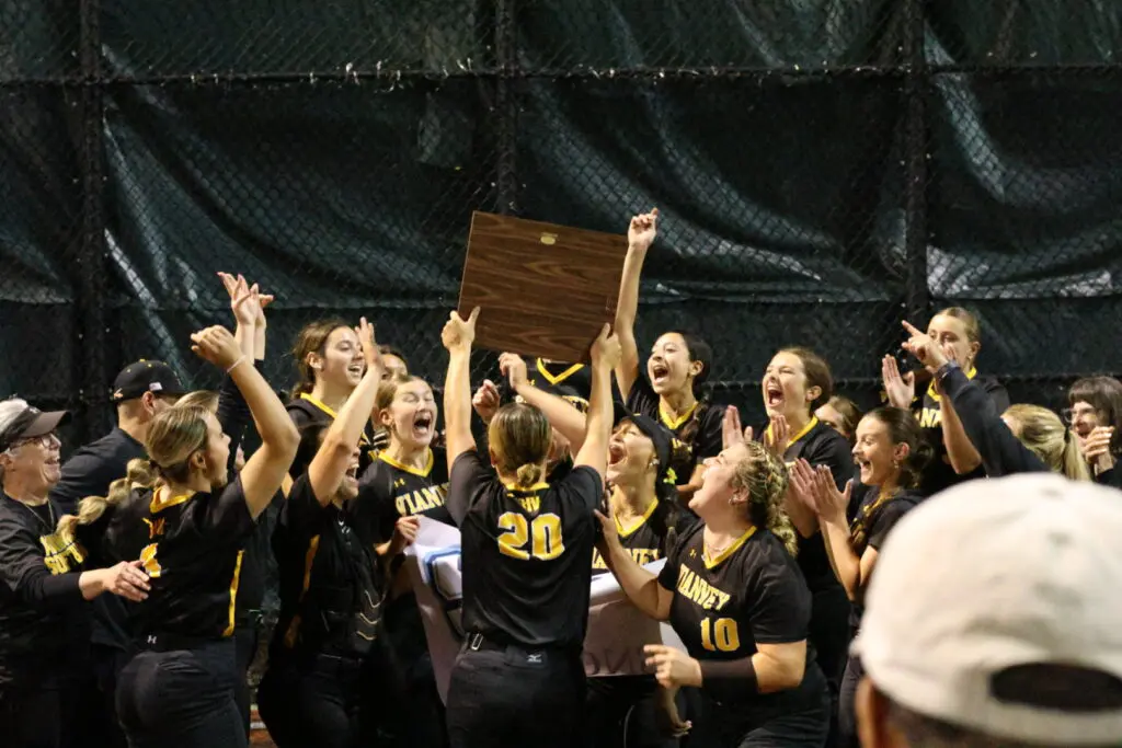 SJV Celebrating - Shore Sports Insider SJV celebrating after beating Donovan 5-1 in the Shore Conference Tournament Championship game at Count Basie Park. 5/21/26 Photo by Samantha Mayer - SJV Celebrating