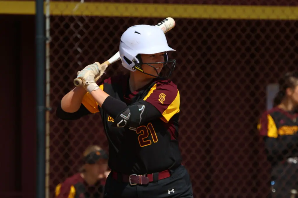 Jaelynn Witte - Shore Sports Insider Jaelynn Witte from Central hitting against Jackson. 4/9/26 Photo by Samantha Mayer - Jaelynn Witte