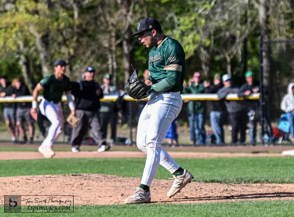 Brick Memorial Brody Moore cellie after getting out of the fifth - Shore Sports Insider Brick Memorial senior Brody Moore. (Photo: Tom Smith | tspsportsimages.com) - Brick Memorial Brody Moore cellie after getting out of the fifth
