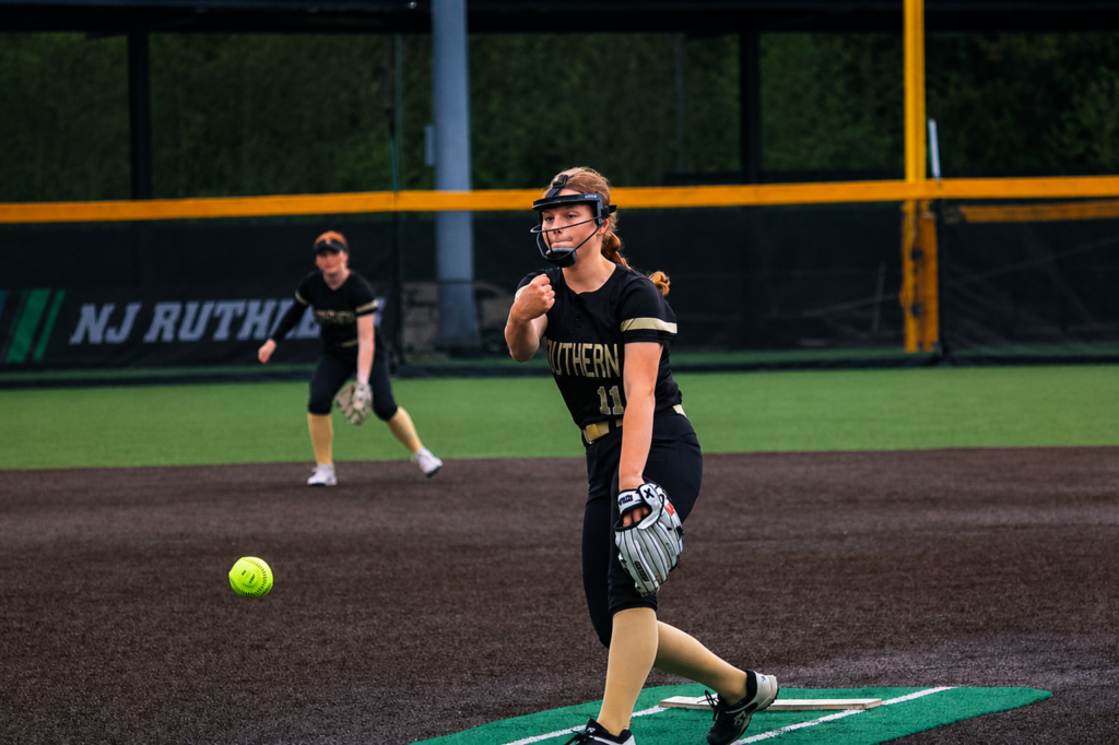 Brooke Sutter finished with 6 strikeouts to earn the win in the OCT Championship against TRE at Adventure Crossing. 5/6/26 Photo by Samantha Mayer - Southern Brooke Sutter