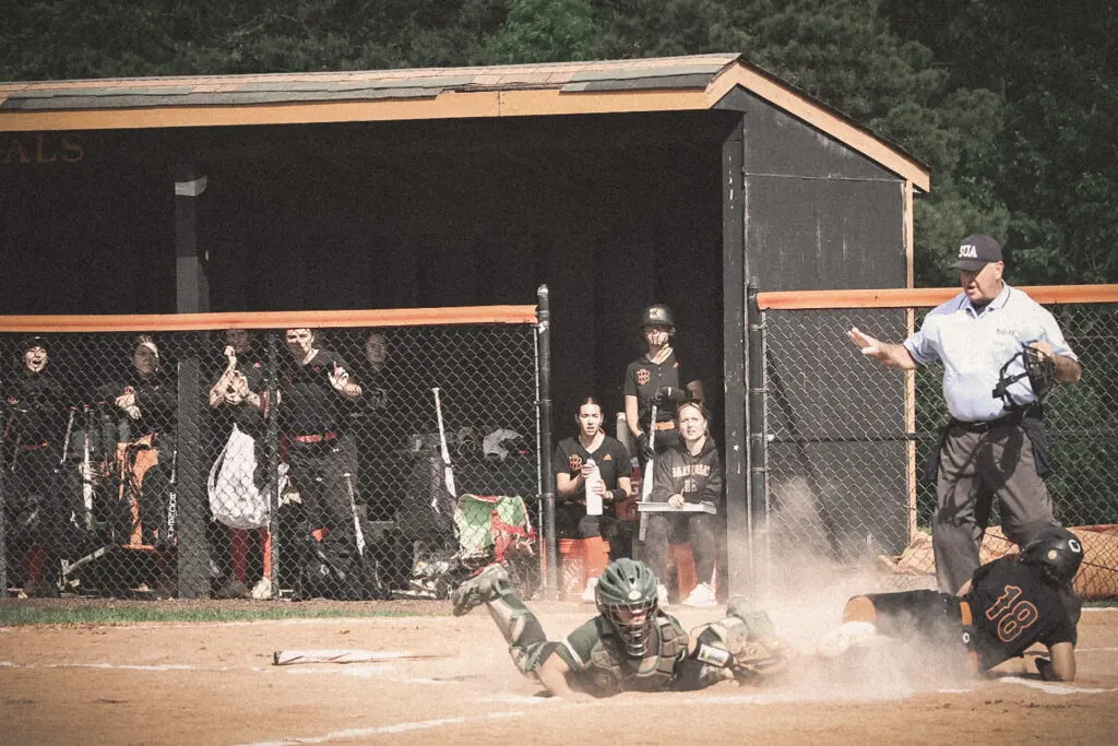 Barnegat Riley Schmidt - Shore Sports Insider Barnegat's Riley Schmidt sliding into home for her first run of the game (Photo by SidelineSamsShots) - Barnegat Riley Schmidt