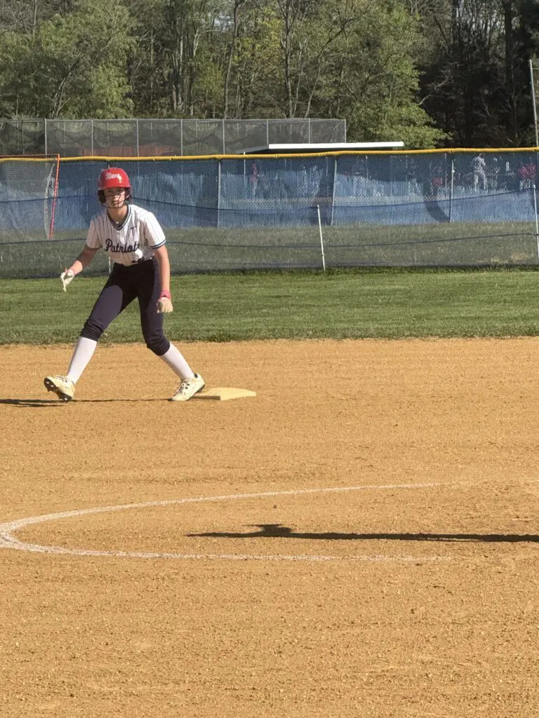 Taegan Stone - Shore Sports Insider Taegan Stone drove in two runs in the 2nd inning for Freehold Township against No. 9 Holmdel. 5/4/26 Photo by Nick Lowe - Taegan Stone