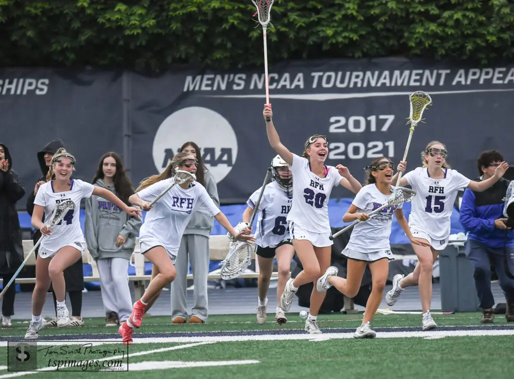 Rumson SCT Celebration - Shore Sports Insider Rumson-Fair Haven celebrates winning the Shore Conference Tournament (Photo: Tom Smith | tspsportsimages.com) - Rumson SCT Celebration