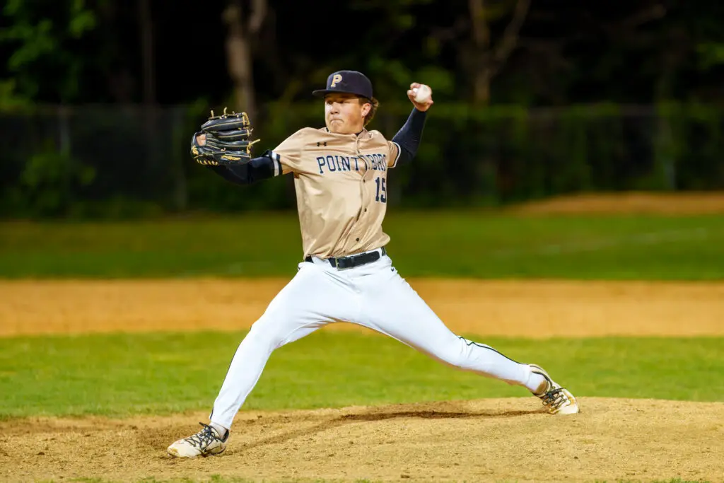 Pt Boro at TRS - Shore Sports Insider Point Boro junior Landon Hoyle. (Photo: Patrick Olivero) - Pt Boro at TRS
