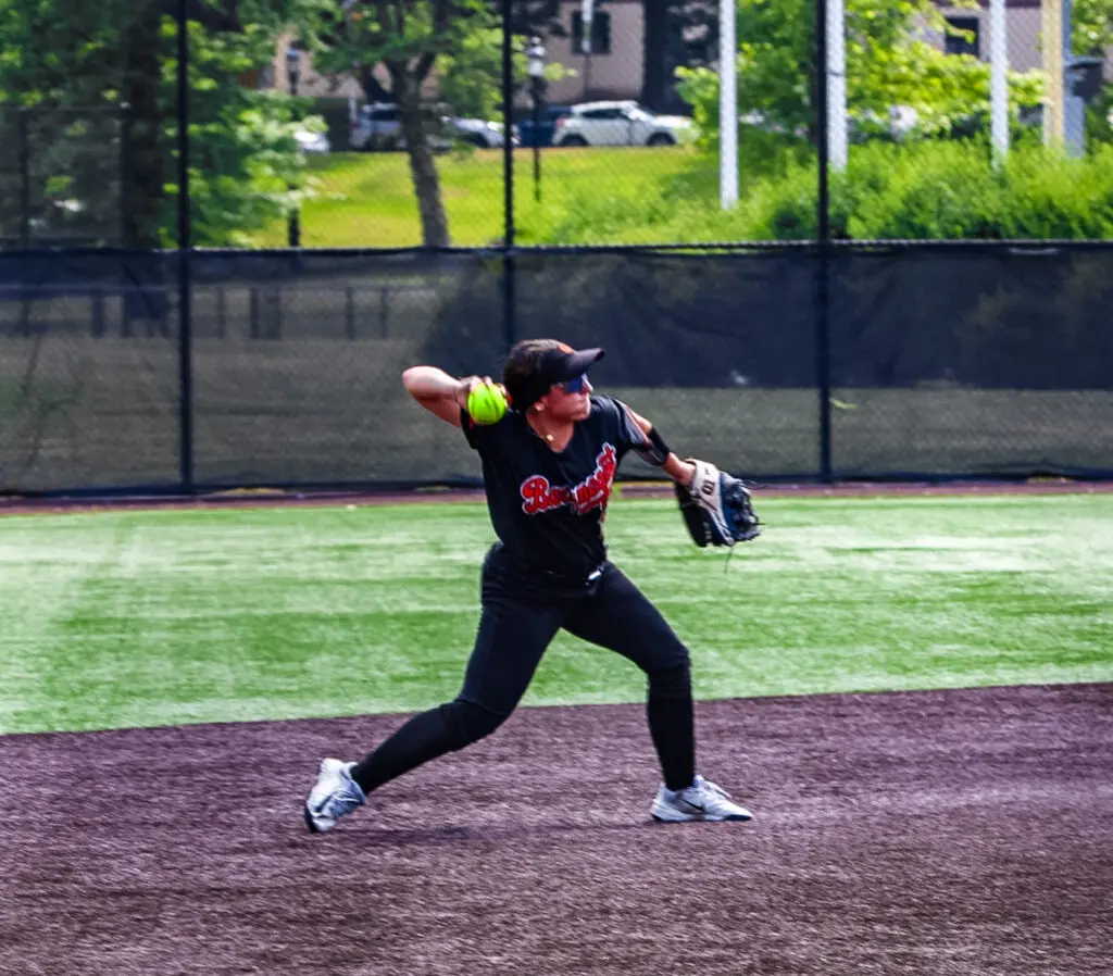 Riley Schmidt - Shore Sports Insider Riley Schmidt playing shortstop in the Group 2 Championship at Ivy Hill Park. 6/12/26 Photo by Samantha Mayer - Riley Schmidt
