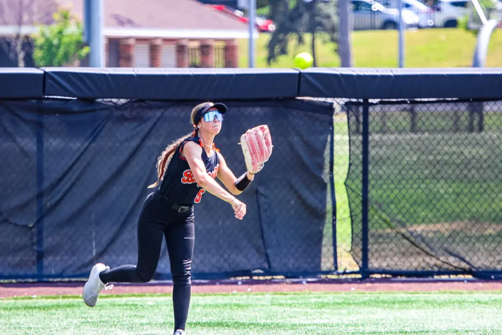 1G0A5301 - Shore Sports Insider Brianna Dato patrolling center field for Barnegat in the Group 2 Championship at Ivy Hill Park. 6/12/26 photo by Samantha Mayer - 1G0A5301