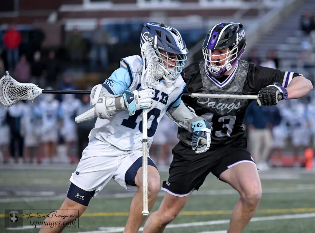 RFH Toby Najenson - Shore Sports Insider Rumson-Fair Haven's Toby Najenson defends (Photo: Tom Smith | tspsportsimages.com) - RFH Toby Najenson