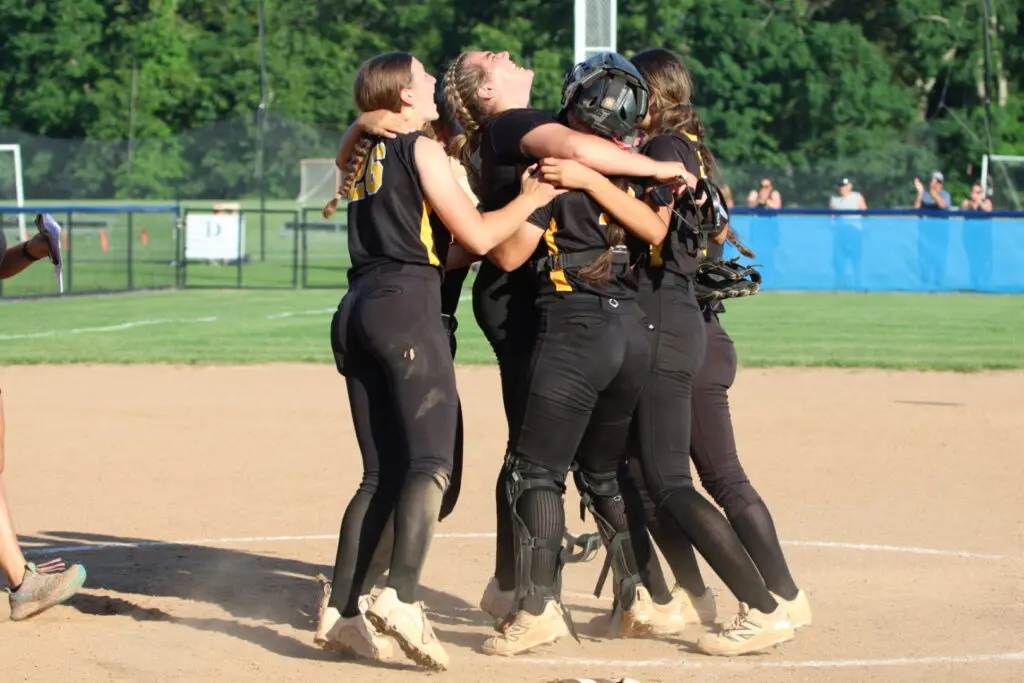 SJV Celeb - Shore Sports Insider St. John Vianney celebrating their South Jersey Group A title by defeating Donovan Catholic 11-1. 6/5/26 Photo by Samantha Mayer - SJV Celeb