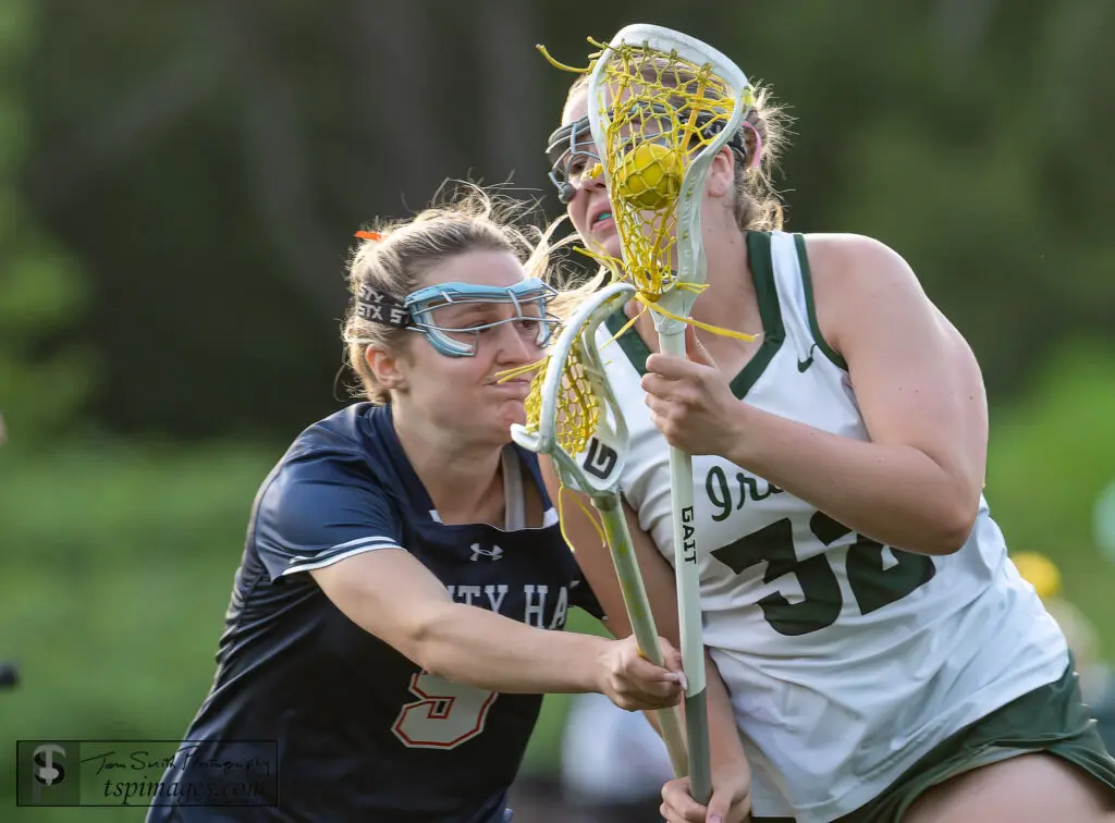 Trinity Hall Sands Webber - Shore Sports Insider Trinity Hall's Sands Webber defends against Camden Catholic (Photo: Tom Smith | tspsportsimages.com) - Trinity Hall Sands Webber