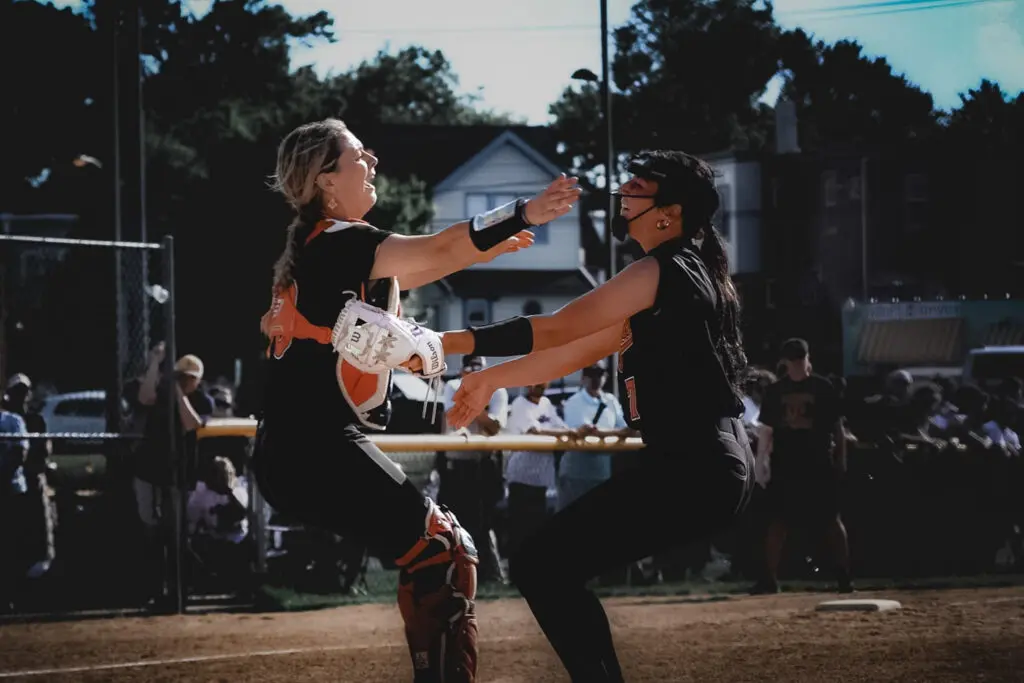 Gomez and Bodziak - Shore Sports Insider Gianna Gomez and Jadeyn Bodziak celebrate Barnegat's first sectional title (Photo by SidelineSamsShots) - Gomez and Bodziak