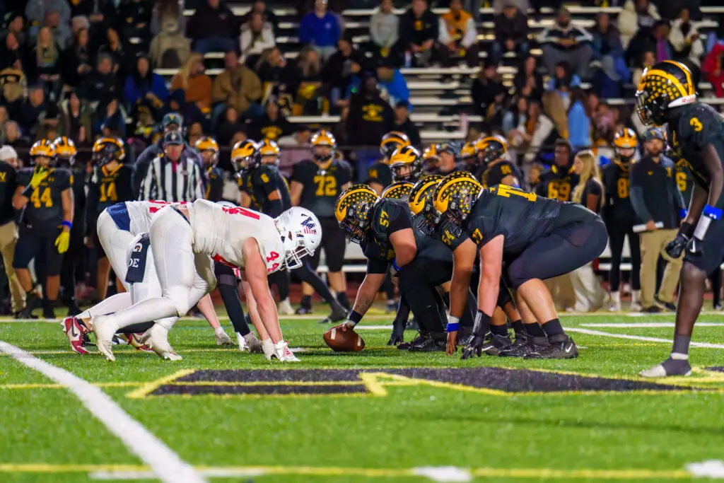 Wall Jesse Roth - Shore Sports Insider Wall's Jesse Roth (#44) lines up at defensive end - Wall Jesse Roth