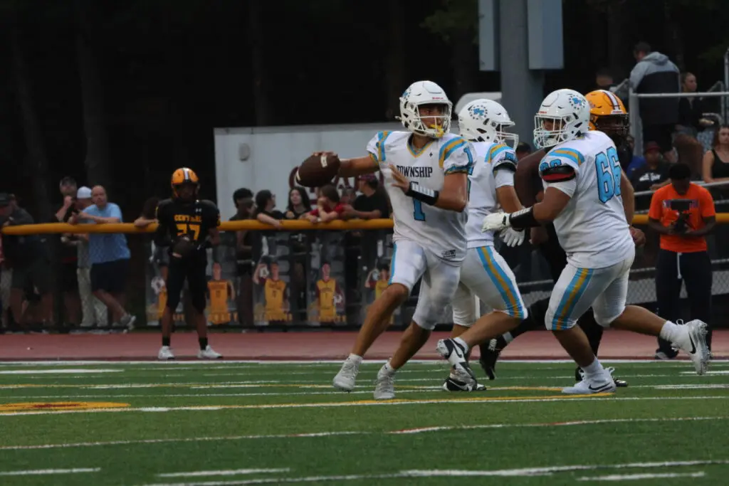 Freehold Township Dakota Lasater - Shore Sports Insider Freehold Township quarterback Dakota Lasater (Photo by SidelineSamsShots) - Freehold Township Dakota Lasater