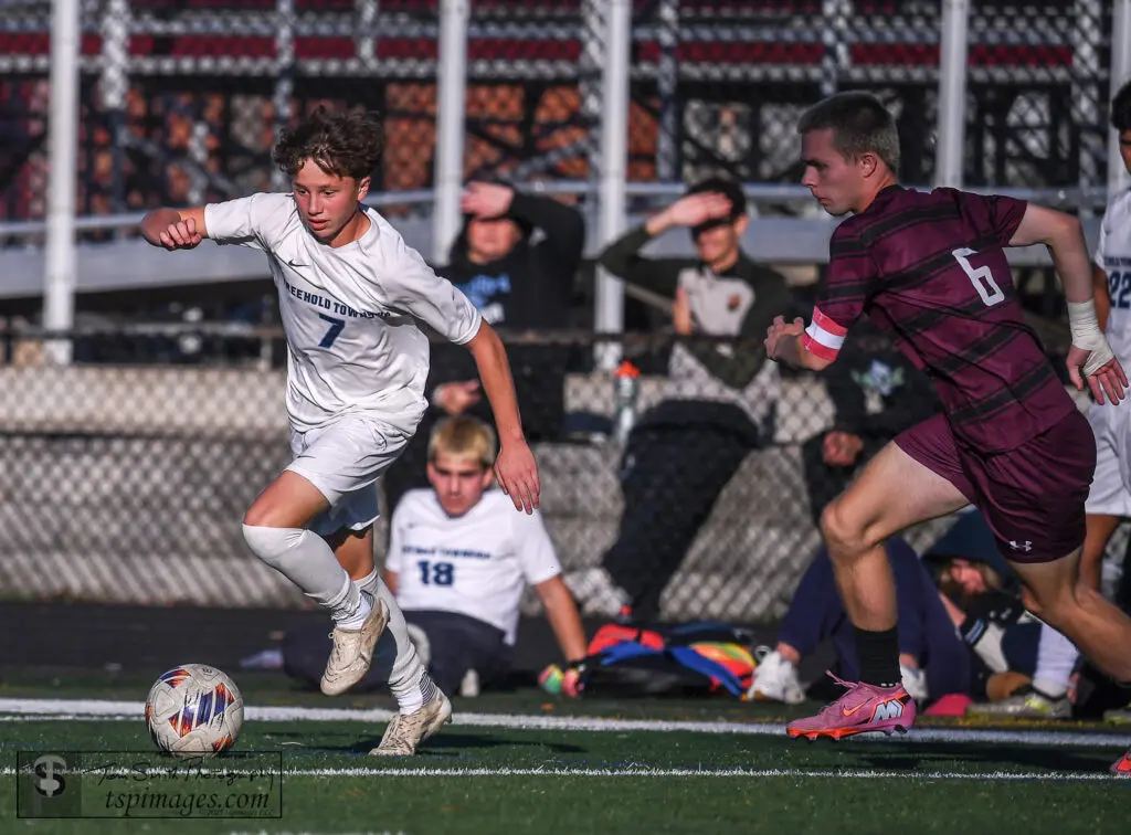 Freehold Twp Chase Melcher - Shore Sports Insider Freehold Township junior Chase Melcher. (Photo: Tom Smith | tspsportsimages.com) - Freehold Twp Chase Melcher