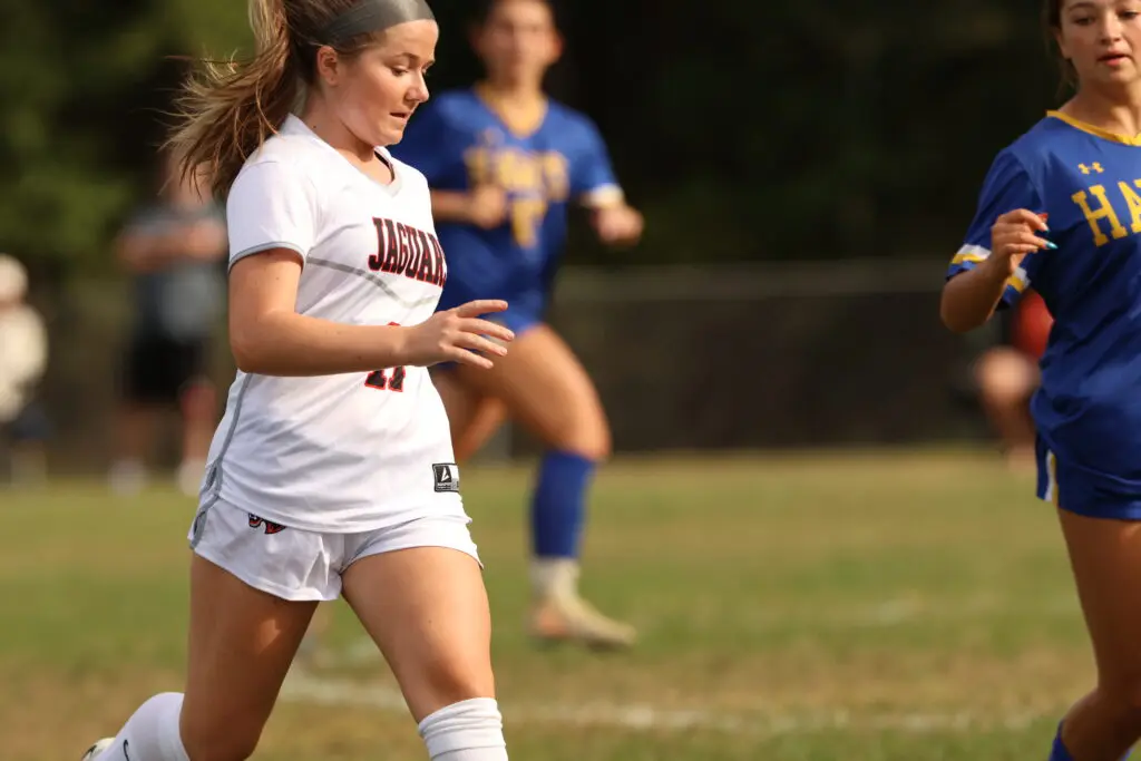 Jackson Ella Cooke - Shore Sports Insider Ella Cooke scored a goal and had an assist on a corner against Manchester. 9/23/26 (Photo by Samantha Mayer) - Jackson Ella Cooke