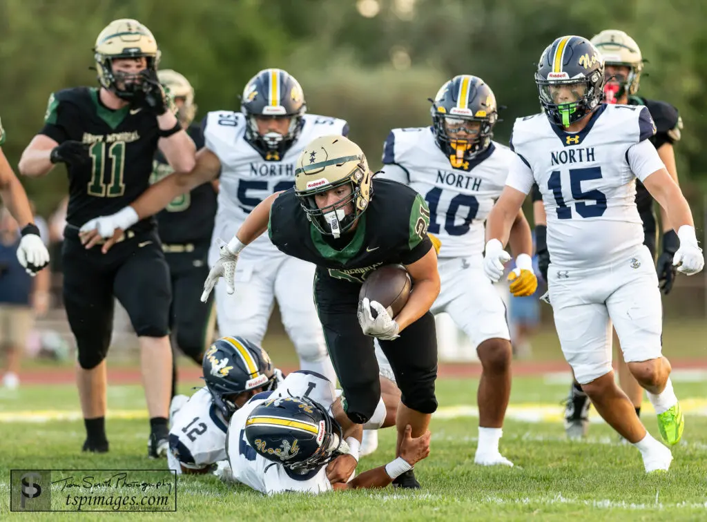 Colin Schoellkopf - Shore Sports Insider A monster game by senior tailback Colin Schoellkopf helped Brick Memorial break into the top four. (Photo by Tom Smith/tspsportsimages.com) - Colin Schoellkopf