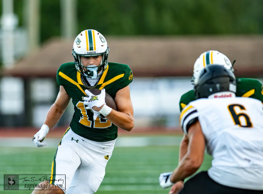 Ethan Kennedy - Shore Sports Insider Junior wide receiver Ethan Kennedy and No. 1 RBC have won three straight. (Photo by Tom Smith/tspsportsimages.com) - Ethan Kennedy