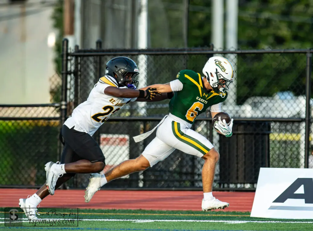 RBC Jason Berecsky - Shore Sports Insider Red Bank Catholic wideout Jason Berecsky (Photo: Tom Smith | tspsportsimages.com) - RBC Jason Berecsky