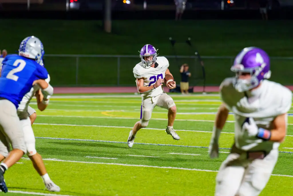 Ryder Izzo - Shore Sports Insider Rumson RB/LB Ryder Izzo (Photo by Patrick Olivero) - Ryder Izzo