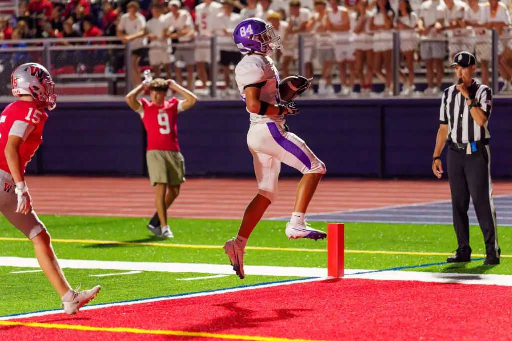 Michael Capra Rumson - Shore Sports Insider Rumson-Fair Haven wide receiver Michael Capra (Photo by Patrick Olivero) - Michael Capra Rumson