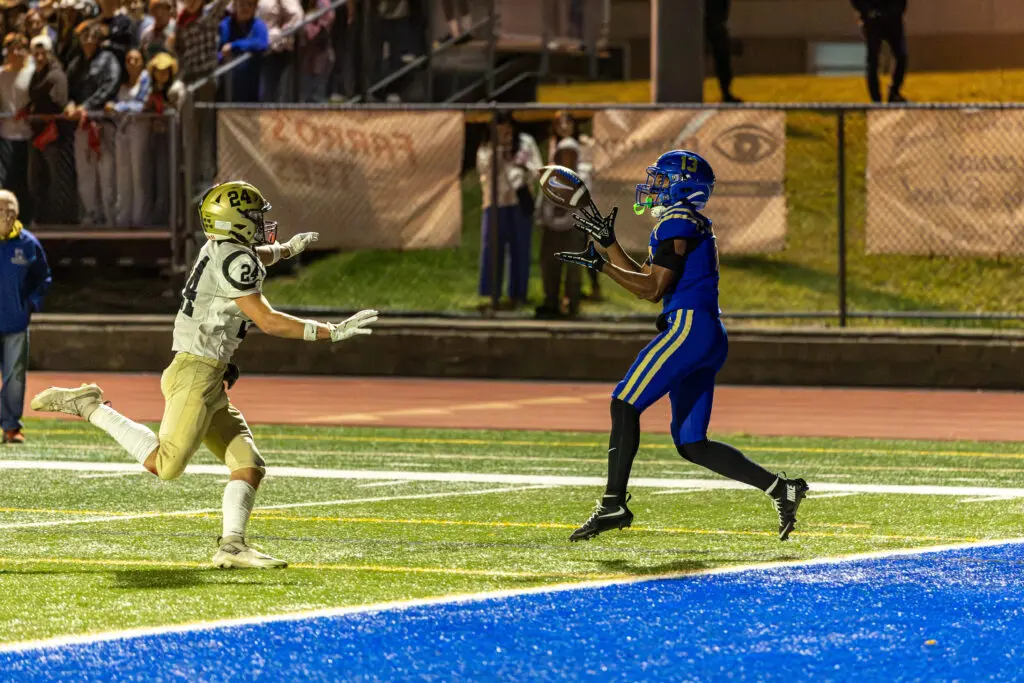 Donovan Catholic Torrance Turner - Shore Sports Insider Donovan Catholic wideout Torrance Turner (Photo by Doug Phillips/Framegrabs) - Donovan Catholic Torrance Turner