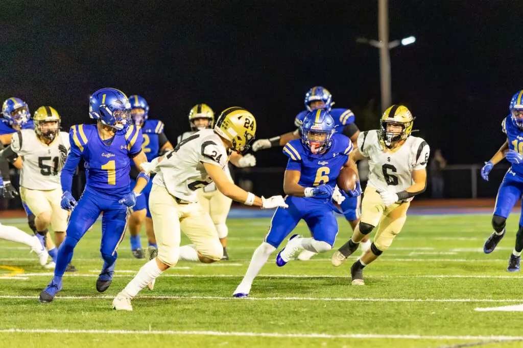 Donovan Catholic Alex Staten - Shore Sports Insider Donovan Catholic running back Alex Staten (Photo by Doug Phillips/Framegrabs) - Donovan Catholic Alex Staten