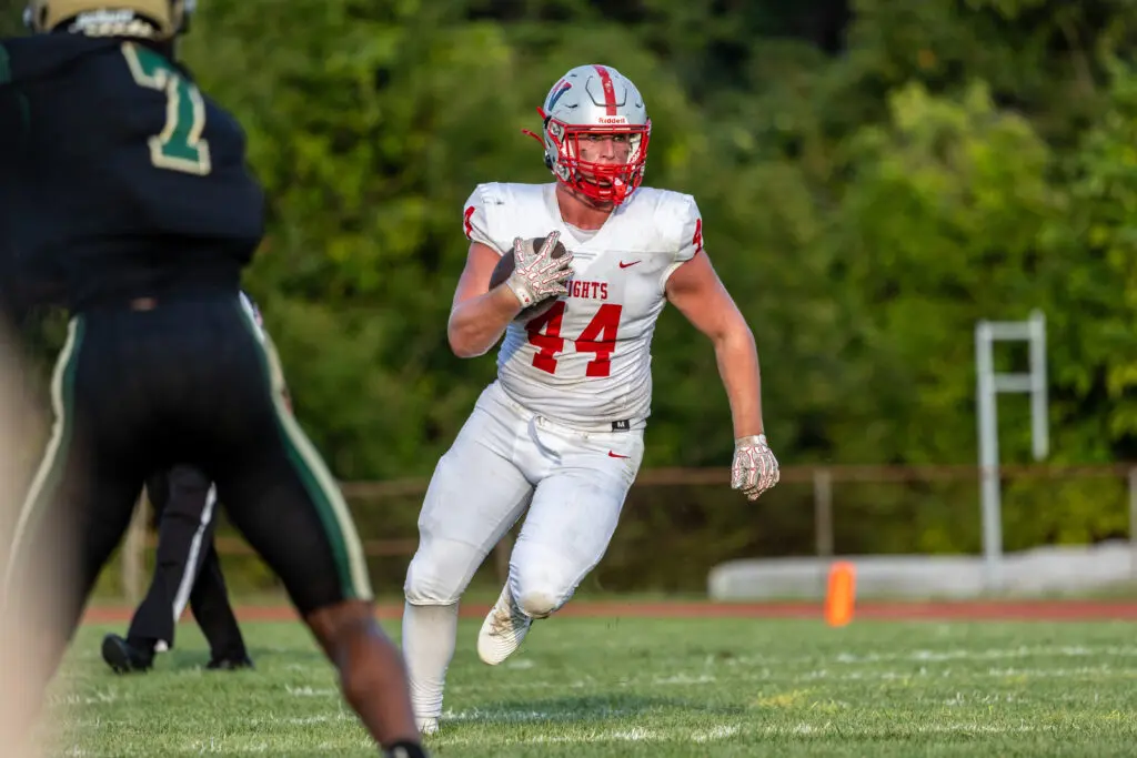 Jesse Roth - Shore Sports Insider Fullback Jesse Roth and the Wall running attack put up 357 yards on the ground in Week One. (Photo by Doug Phillips/FrameGrabs LLC) - Jesse Roth