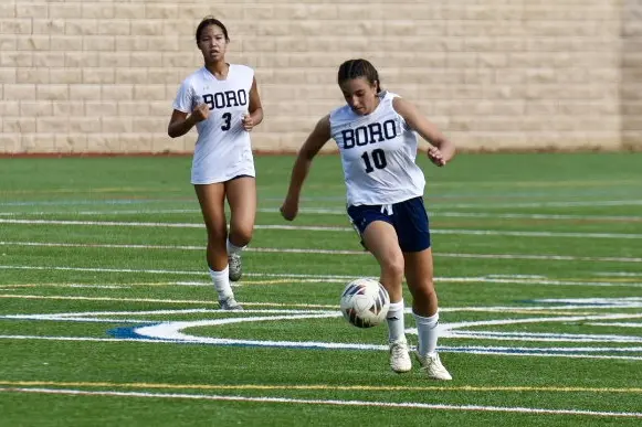 Melina Ingui - Shore Sports Insider Melina Ingui playing against Colts Neck in a Class B North game. 10/1/26 (Photo by Eric Braun) - Melina Ingui