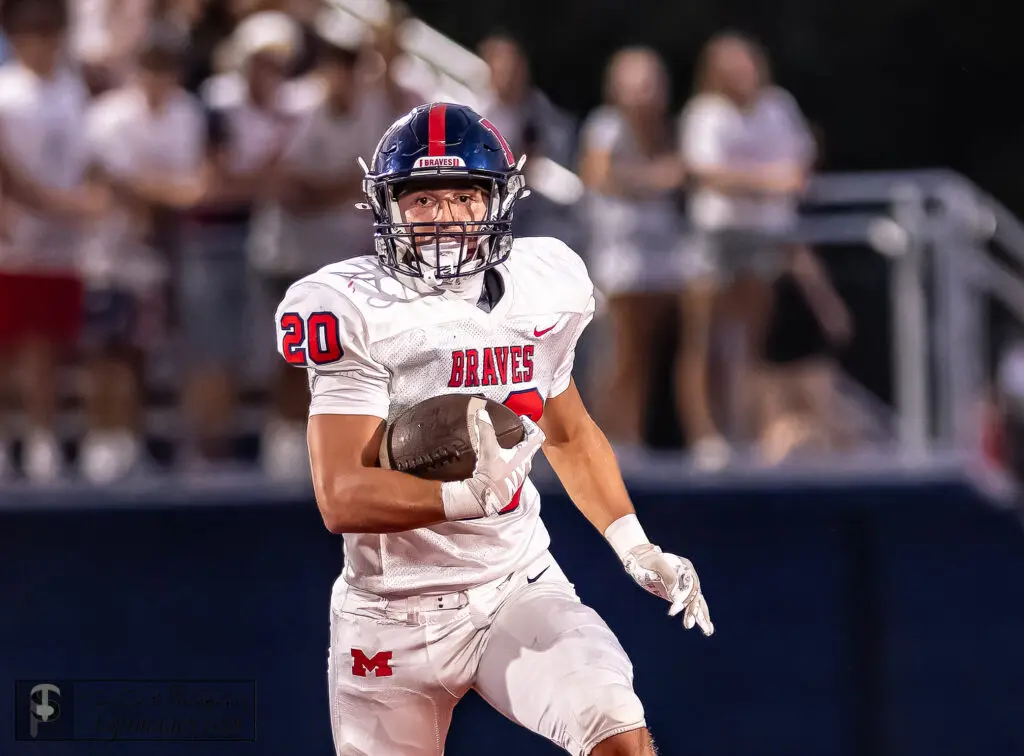 Nick Palmieri - Shore Sports Insider Manalapan RB/LB Nick Palmieri (Photo by Tom Smith/tspsportsimages.com) - Nick Palmieri