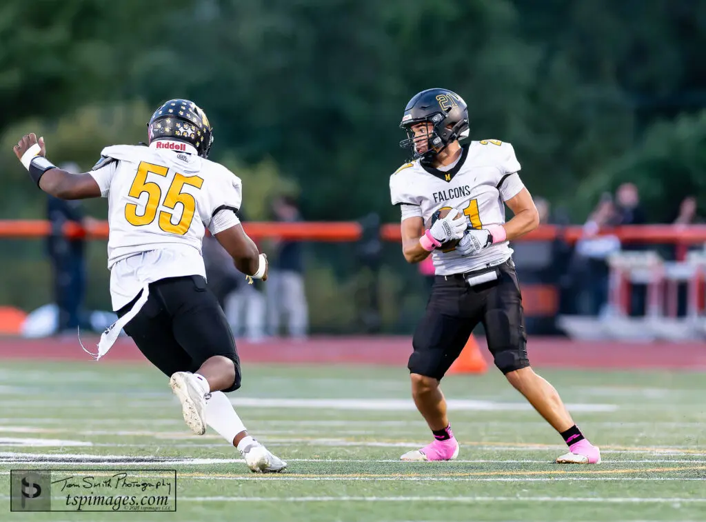 M Sam Jackson interception - Shore Sports Insider Monmouth's Sam Jackson (Photo: Tom Smith | tspsportsimages.com) - M Sam Jackson interception
