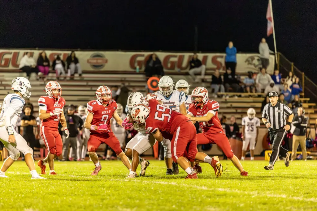 Point Beach Allan Micheletti - Shore Sports Insider Point Beach's Allan Micheletti makes a tackle (Photo by Doug Phillips/Framegrabs) - Point Beach Allan Micheletti